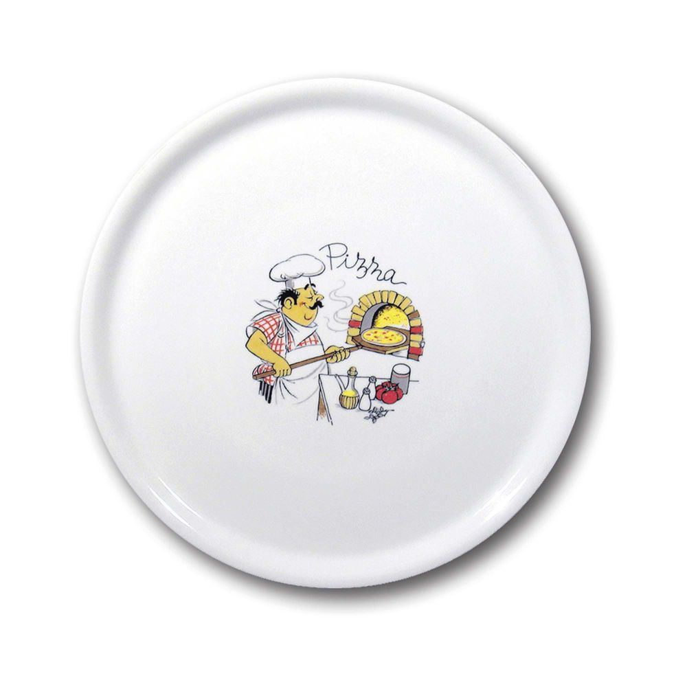 Piatto per pizza tradizionale., HENDI, Bianco, ⌀330mm