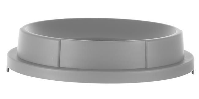 Coperchio per contenitore dei rifiuti rotondo con apertura, AmerBox, compatibile con 691038, Grigio chiaro, ⌀570x(H)135mm