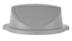 Coperchio per contenitore dei rifiuti rotondo con apertura a spinta, AmerBox, compatibile con 691038, Grigio chiaro, ⌀580x(H)190mm