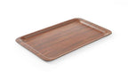 Vassoio di servizio, rettangolare, antiscivolo, laminato, AmerBox, Mogano, 430x610mm